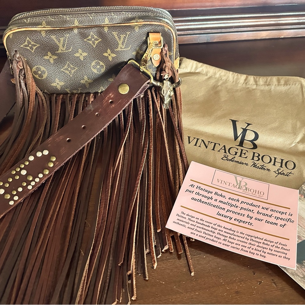 Vintage Boho Louis Vuitton crossbody bag